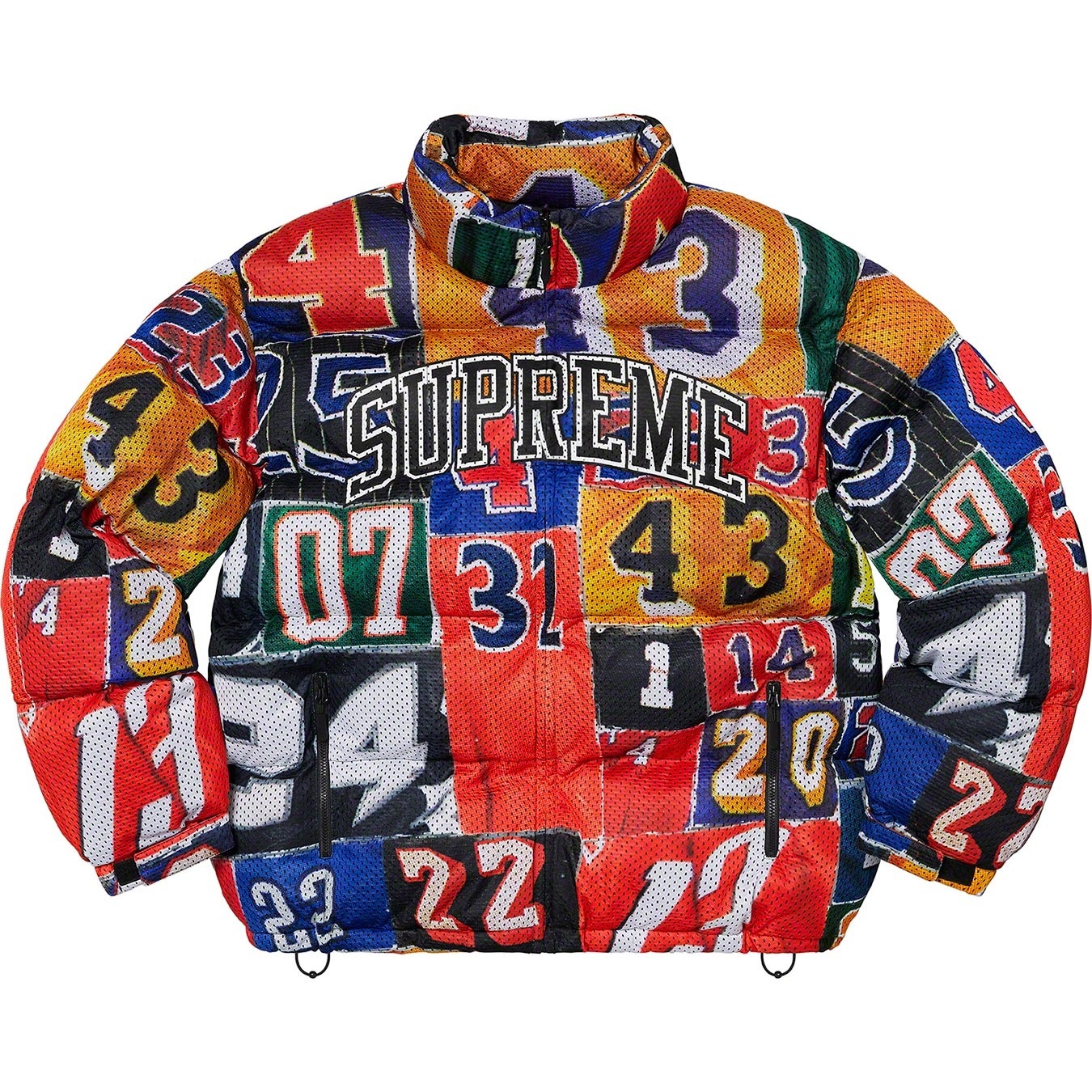 Mesh Jersey Puffer Jacket view 13